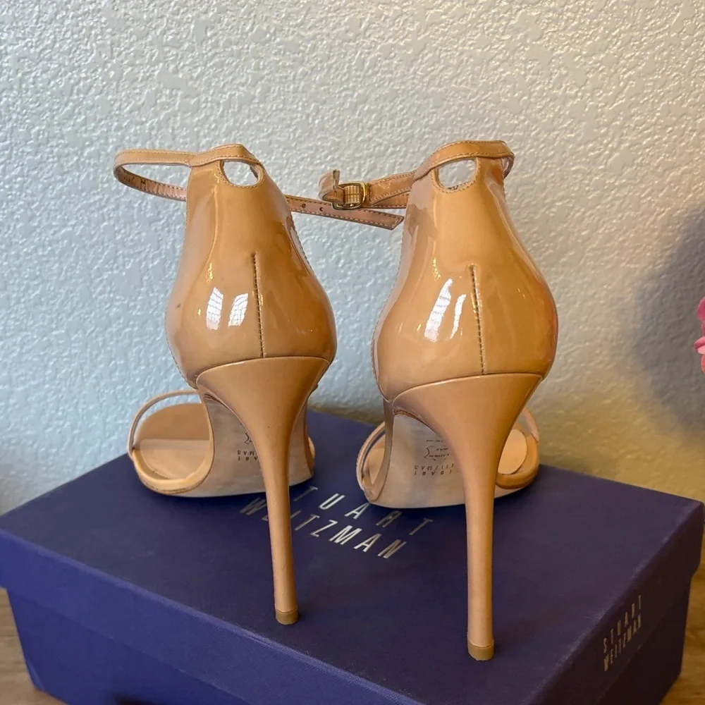 Stuart Weitzman Nude Heeled Sandals